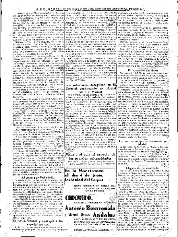 ABC SEVILLA 26-05-1942 página 5