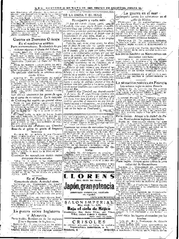 ABC SEVILLA 31-05-1942 página 11