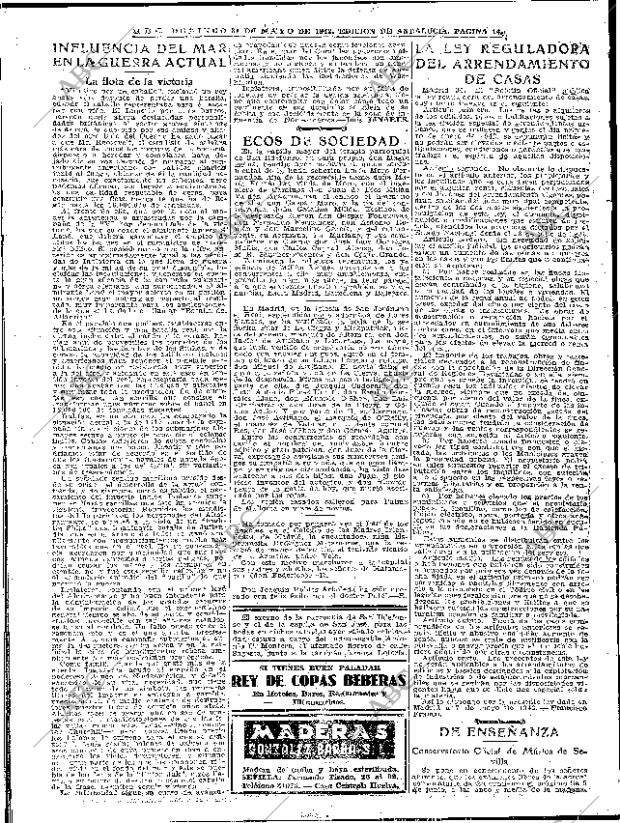 ABC SEVILLA 31-05-1942 página 14