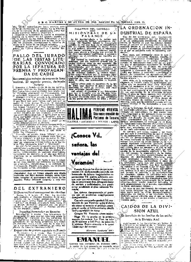 ABC MADRID 02-06-1942 página 15