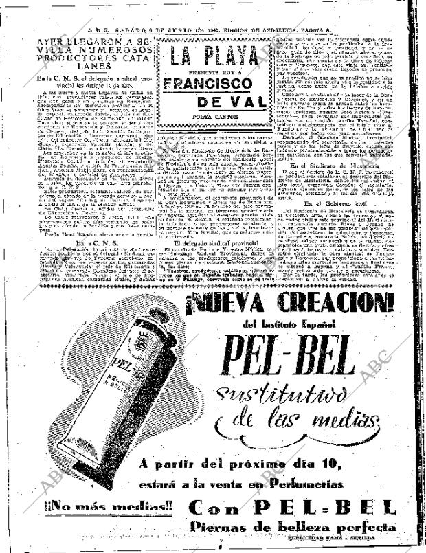 ABC SEVILLA 06-06-1942 página 8