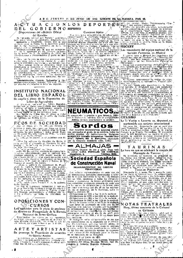 ABC MADRID 11-06-1942 página 13