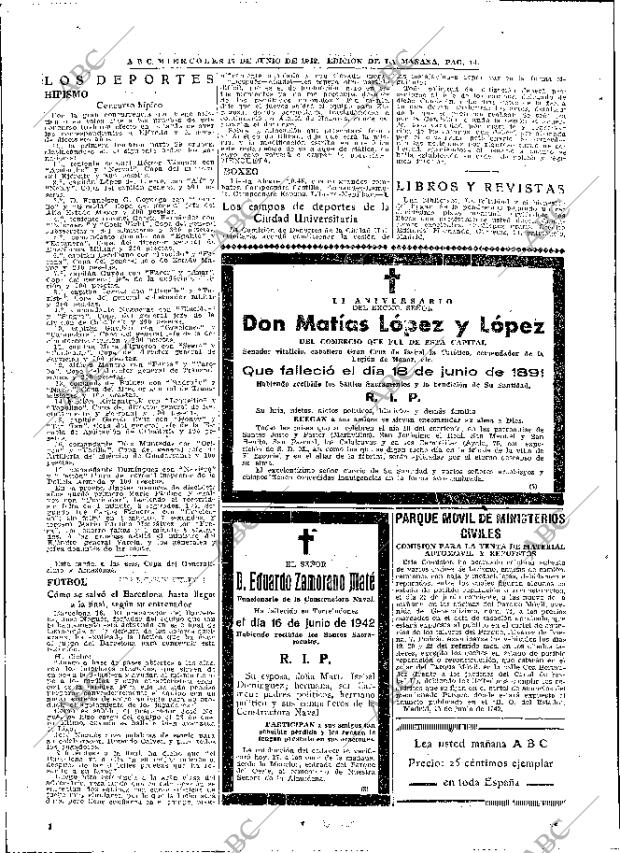 ABC MADRID 17-06-1942 página 14