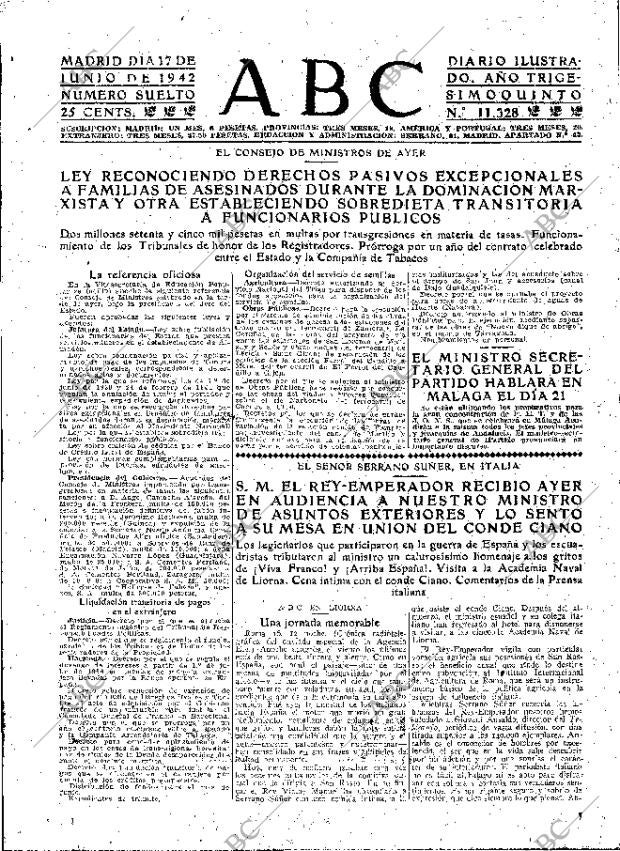 ABC MADRID 17-06-1942 página 3