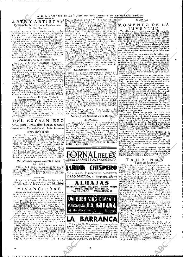 ABC MADRID 20-06-1942 página 16