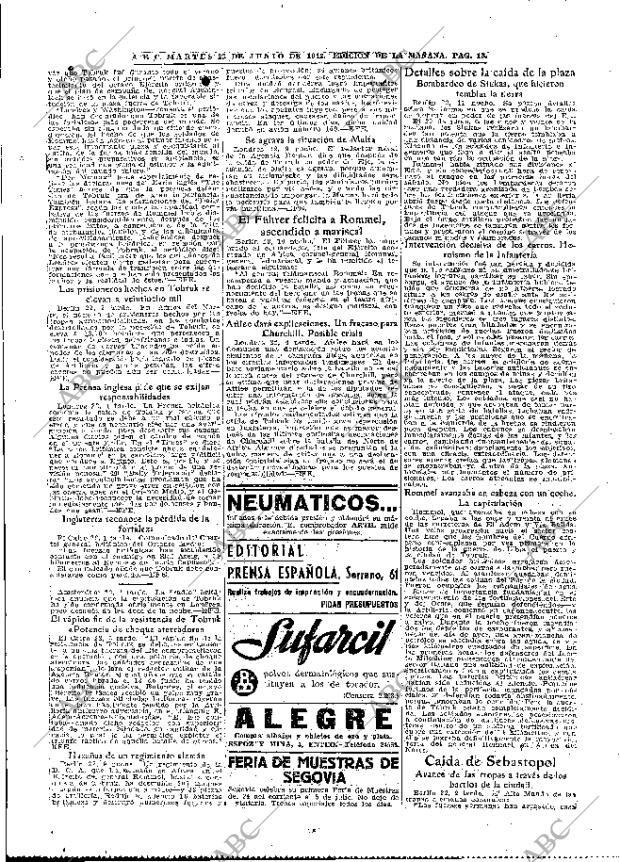ABC MADRID 23-06-1942 página 13