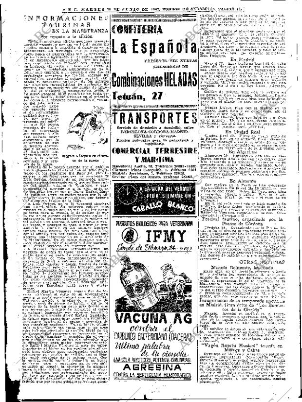 ABC SEVILLA 30-06-1942 página 11