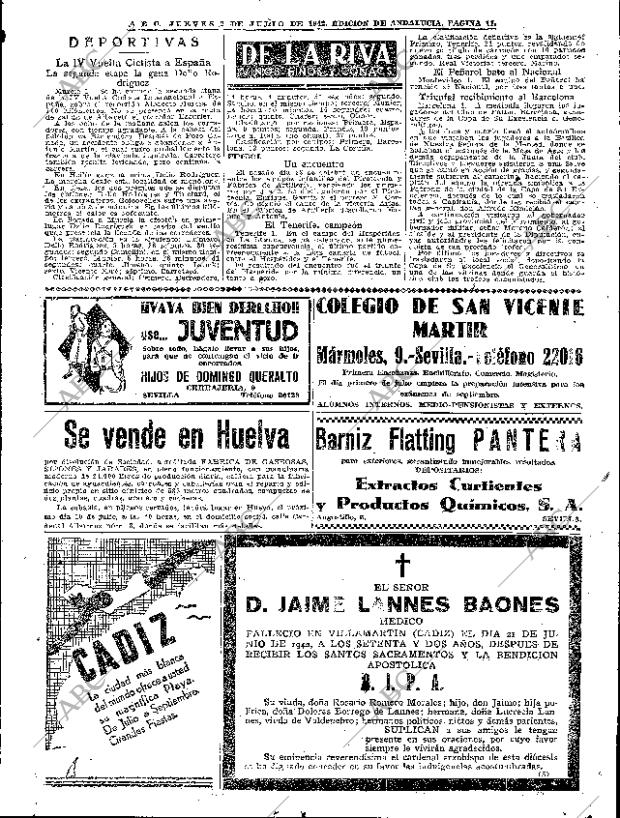 ABC SEVILLA 02-07-1942 página 11