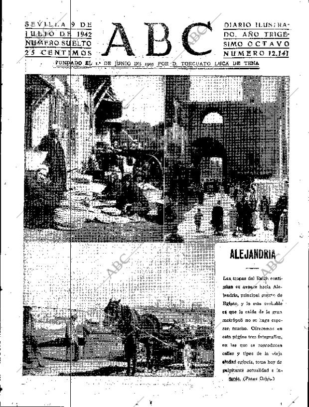 ABC SEVILLA 09-07-1942 página 1