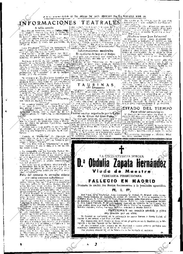 ABC MADRID 12-07-1942 página 21