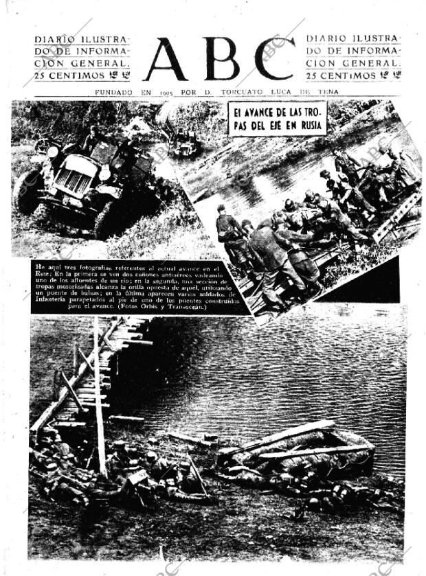 ABC MADRID 15-07-1942 página 1
