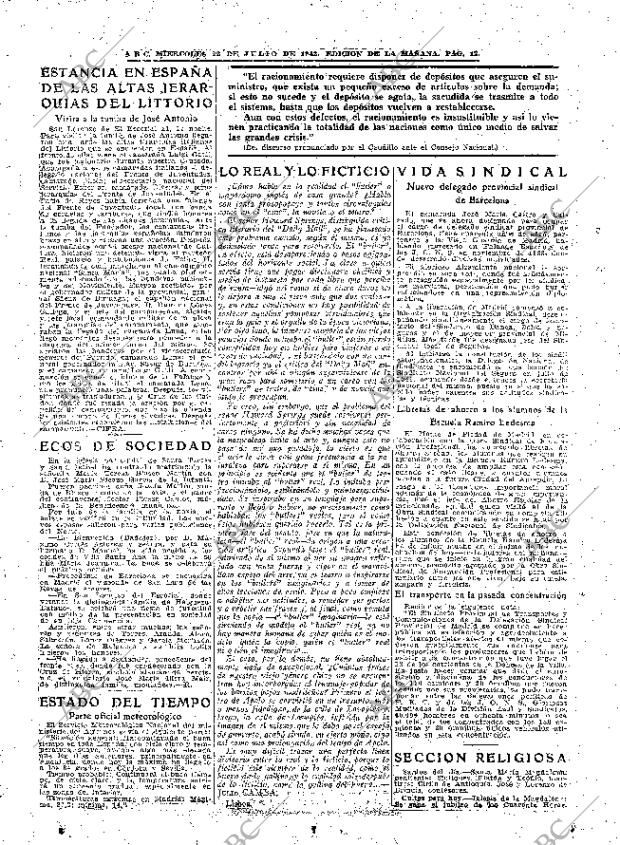 ABC MADRID 22-07-1942 página 12