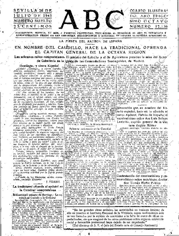 ABC SEVILLA 26-07-1942 página 7