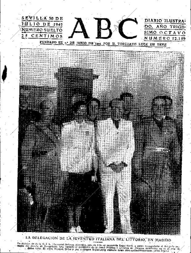 ABC SEVILLA 30-07-1942 página 1