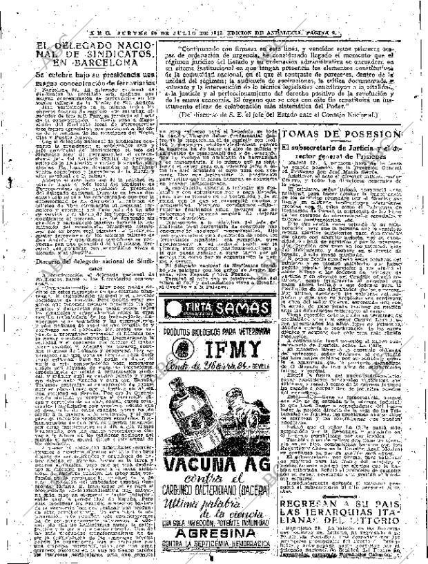 ABC SEVILLA 30-07-1942 página 9