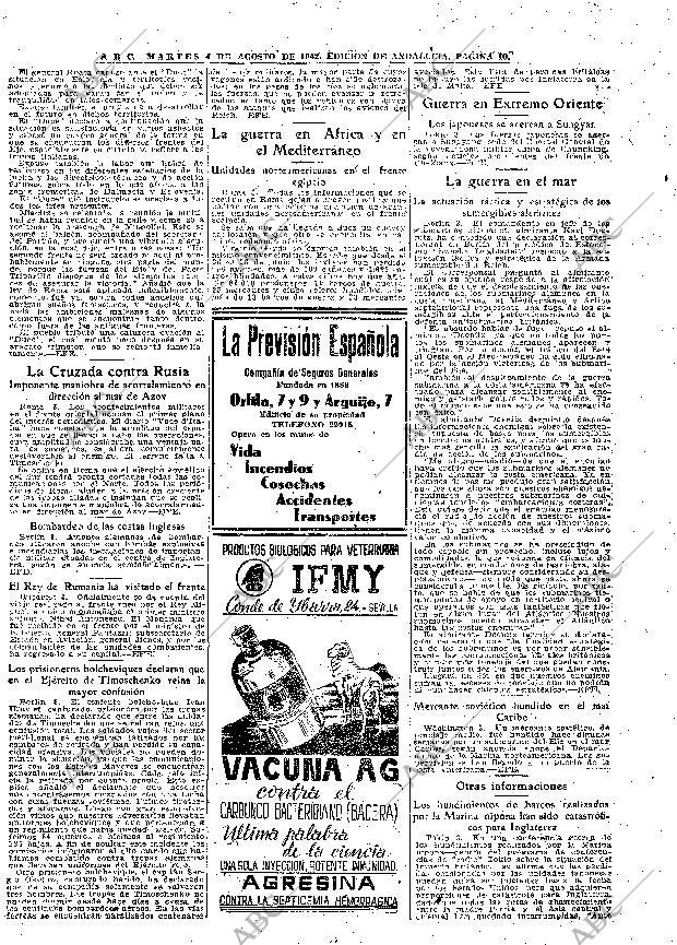 ABC SEVILLA 04-08-1942 página 10