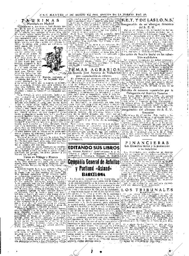 ABC MADRID 11-08-1942 página 16