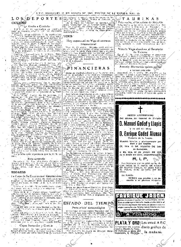 ABC MADRID 12-08-1942 página 15