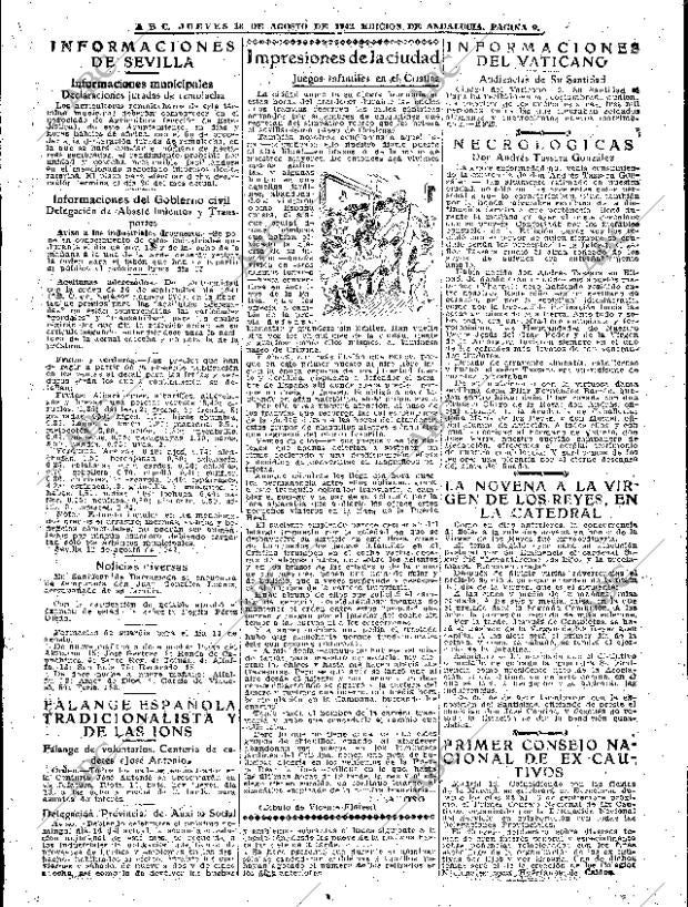 ABC SEVILLA 13-08-1942 página 9