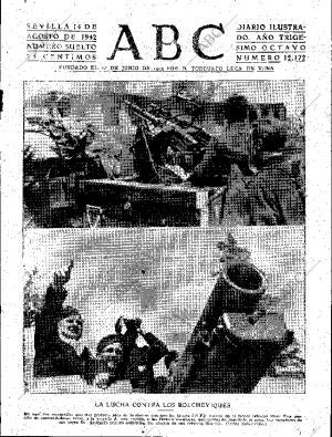 ABC SEVILLA 14-08-1942 página 1