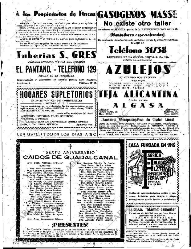 ABC SEVILLA 16-08-1942 página 17