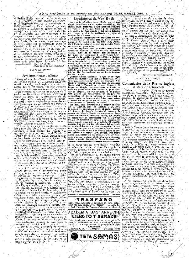 ABC MADRID 19-08-1942 página 6