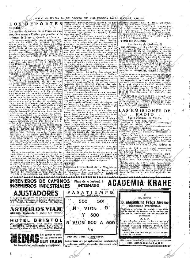 ABC MADRID 20-08-1942 página 14