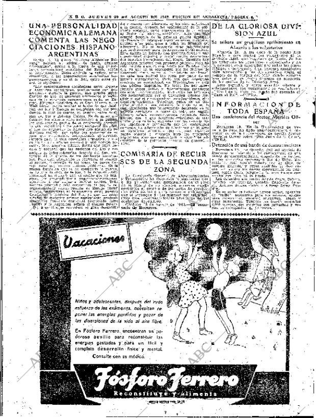 ABC SEVILLA 20-08-1942 página 4