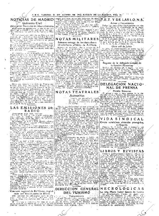 ABC MADRID 21-08-1942 página 15