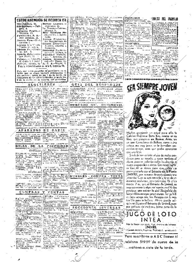 ABC MADRID 21-08-1942 página 16