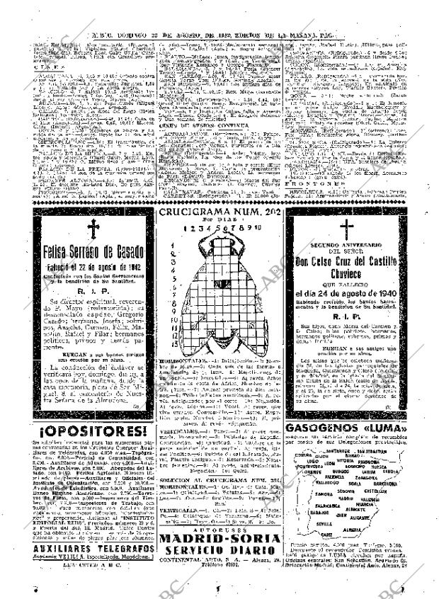 ABC MADRID 23-08-1942 página 20