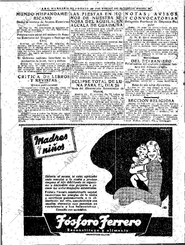 ABC SEVILLA 25-08-1942 página 14