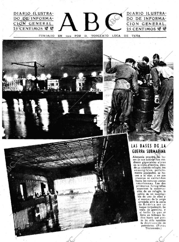 ABC MADRID 30-08-1942 página 1