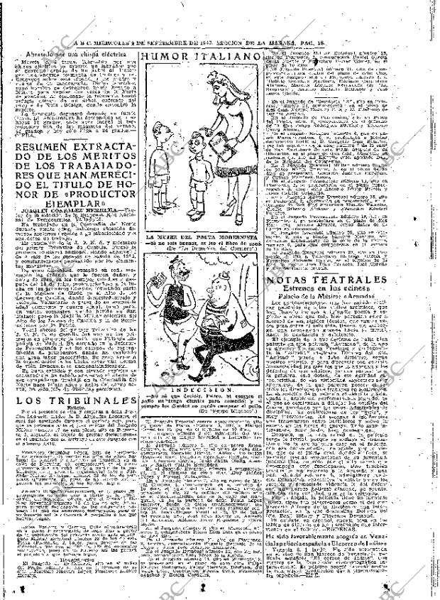 ABC MADRID 09-09-1942 página 18