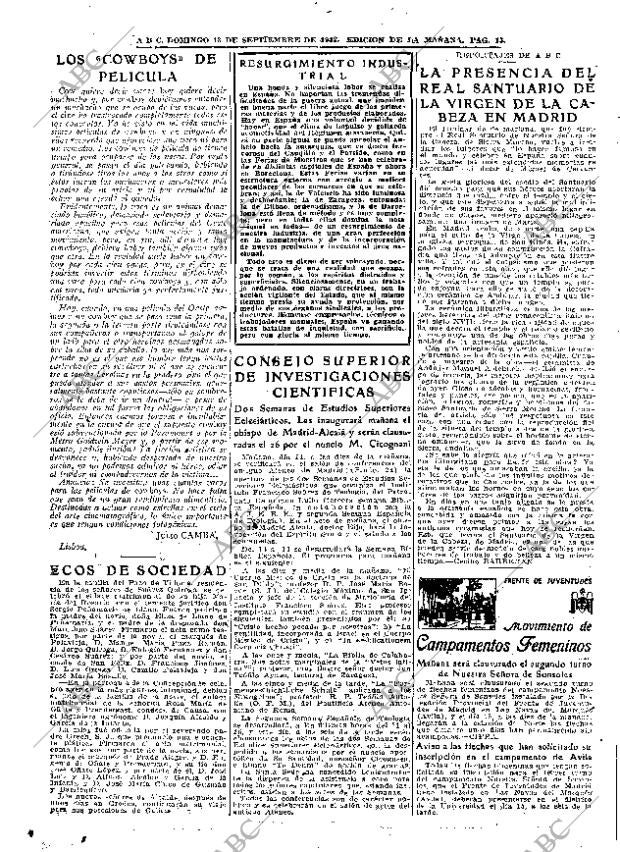 ABC MADRID 13-09-1942 página 13