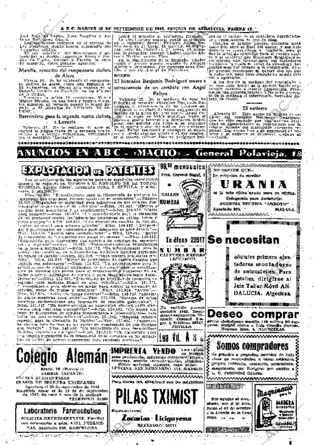 ABC SEVILLA 22-09-1942 página 17