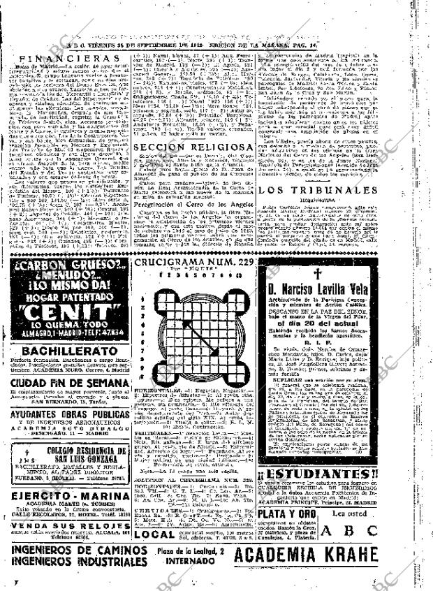 ABC MADRID 25-09-1942 página 14