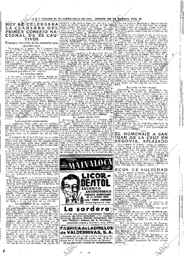 ABC MADRID 26-09-1942 página 10