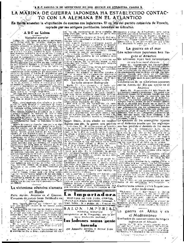ABC SEVILLA 26-09-1942 página 3