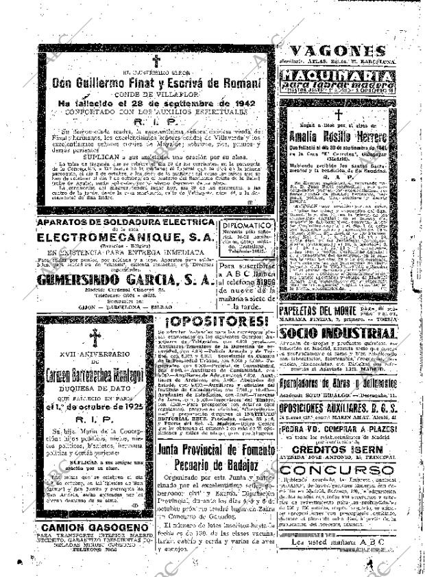 ABC MADRID 30-09-1942 página 16