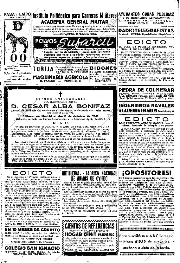 ABC MADRID 03-10-1942 página 18