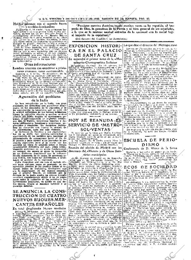 ABC MADRID 09-10-1942 página 13