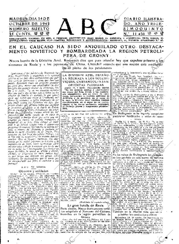 ABC MADRID 14-10-1942 página 5