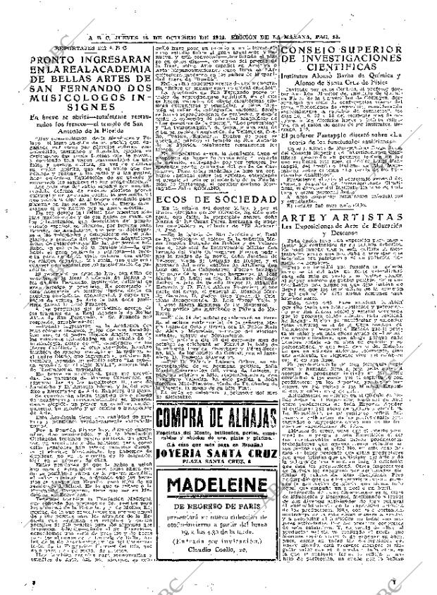 ABC MADRID 15-10-1942 página 13