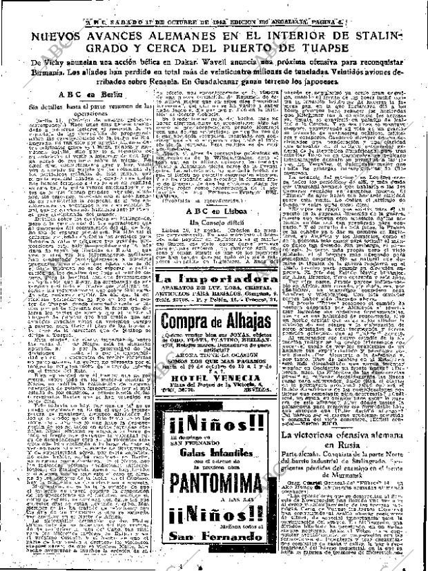 ABC SEVILLA 17-10-1942 página 5
