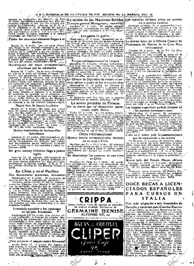 ABC MADRID 18-10-1942 página 18