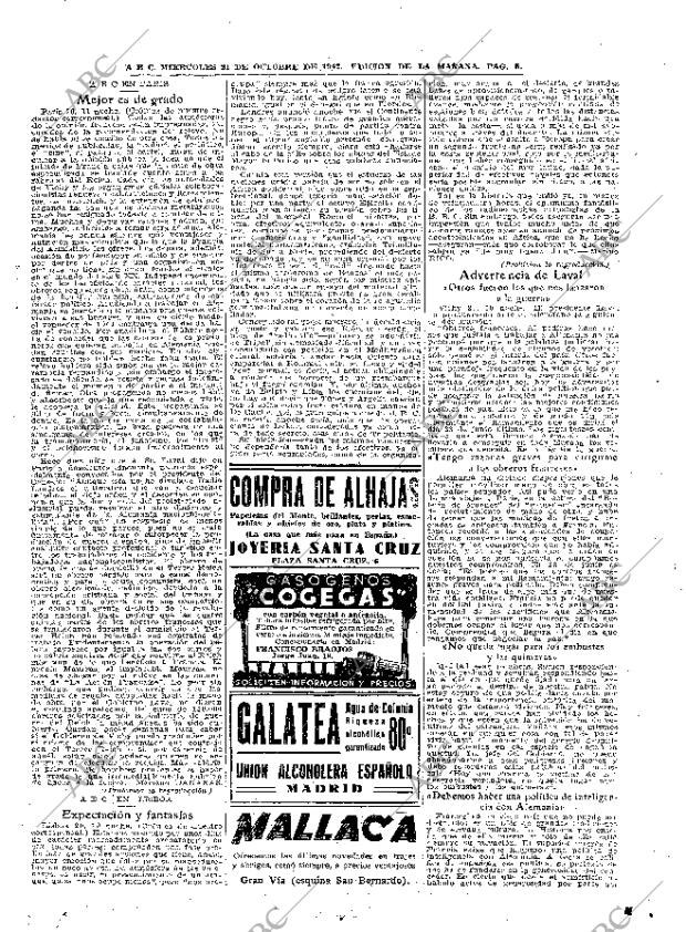 ABC MADRID 21-10-1942 página 5