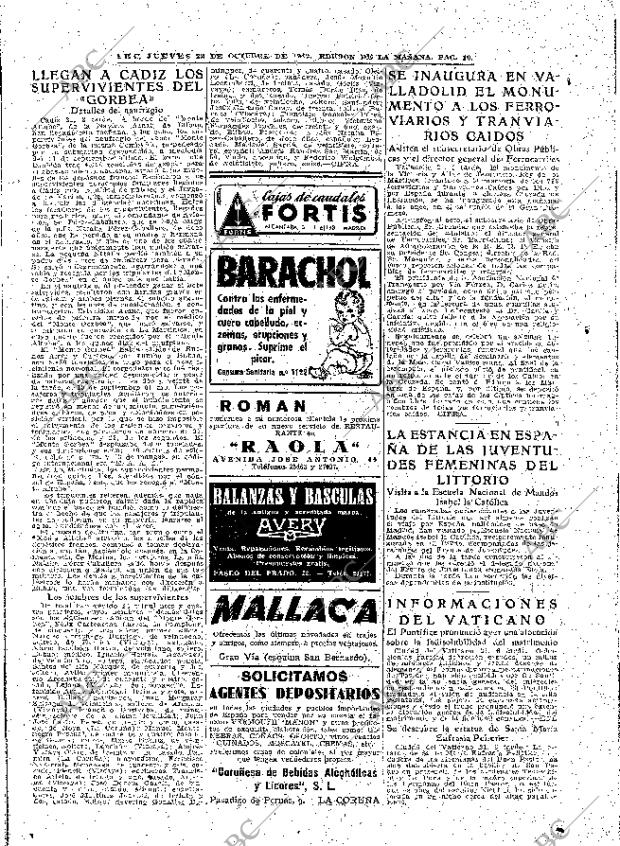 ABC MADRID 22-10-1942 página 10