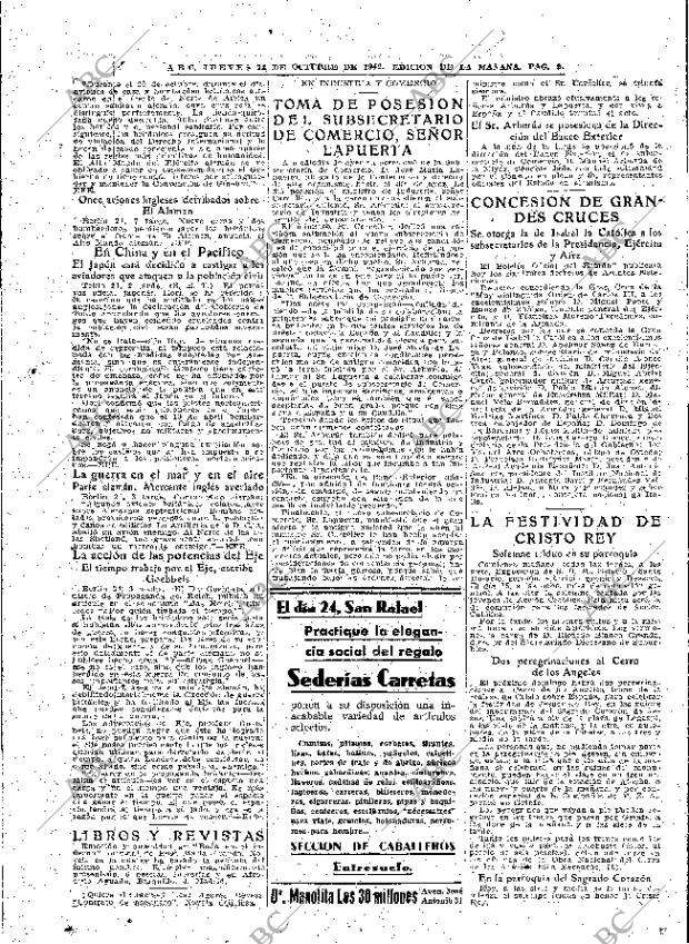 ABC MADRID 22-10-1942 página 9