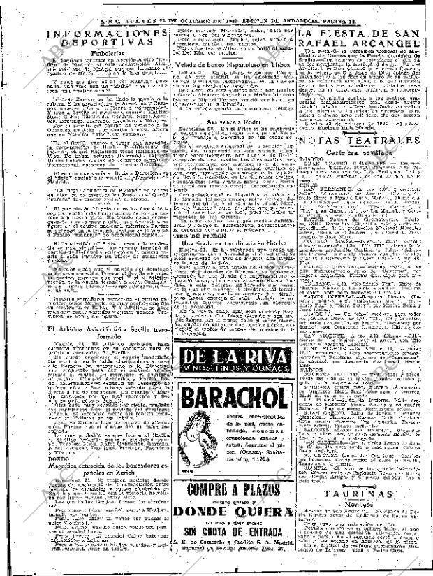 ABC SEVILLA 22-10-1942 página 14